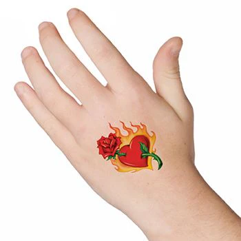 Flaming Heart Tattoo - Image 2
