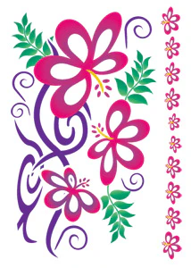 Flirty Flower Power Tattoos