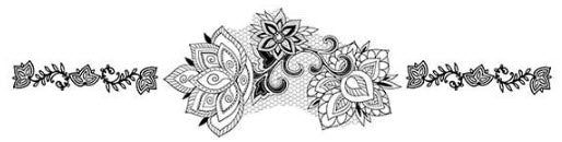 Floral Sternum Bikini Tattoo