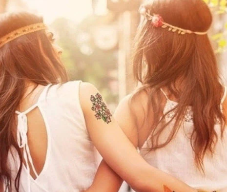 Flowers Classic Girls Tattoo - Image 3