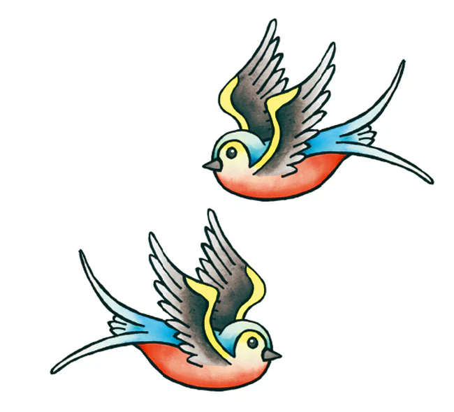 Flying Free Temporary Tattoo - Tattoonie - Image 2