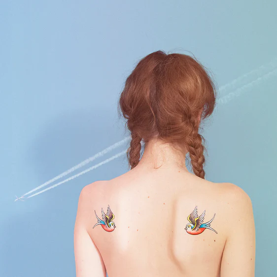Flying Free Temporary Tattoo - Tattoonie - Image 3