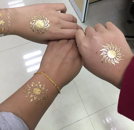 Foil Suns Tattoos