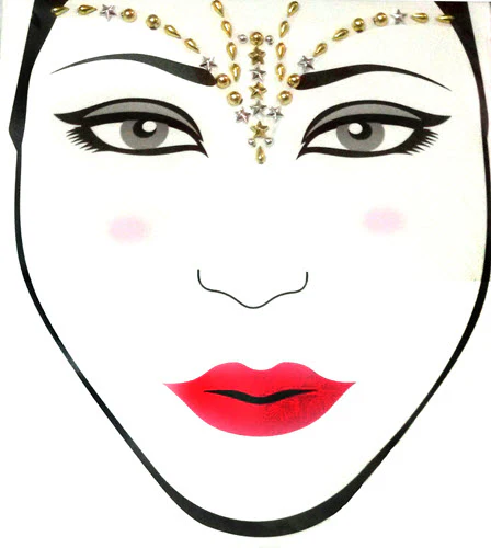 Forehead Jewelry Gold And Silver - Image 2