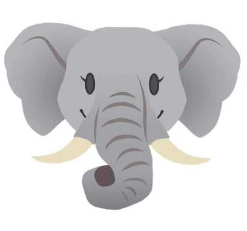 Friendly Elephant Tattoo