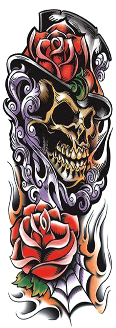 Full Sleeve Arm/Leg Lion Skull - Image 2