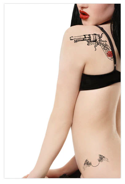 Fully Loaded Pasties - Skyn Demure Tattoos - Image 3