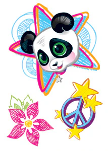 Fun Panda Tattoos