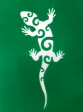 Gecko Stencil For Tattoo Spray - Image 2