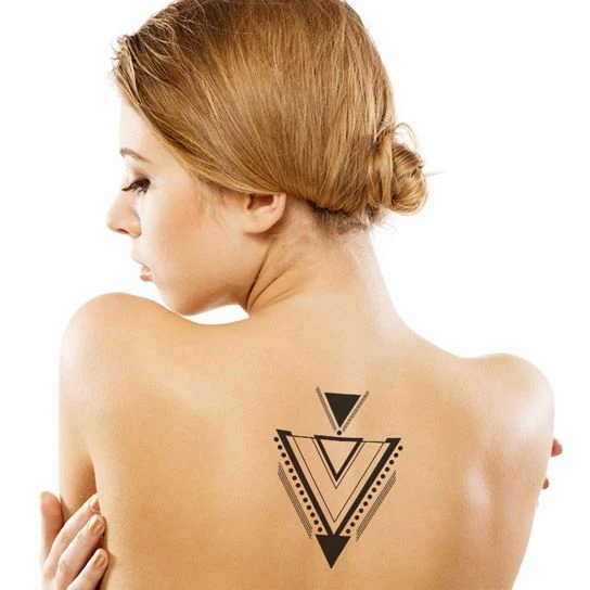 Geometric Triangle Tattoo - Image 2