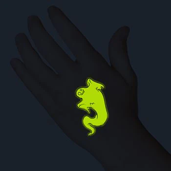 Ghost - Glow Tattoo - Image 3