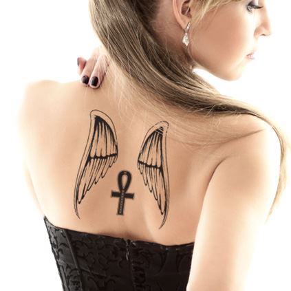 Giant Black Wings Tattoo - Image 3