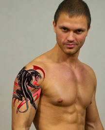 Giant Tribal Black Panther Tattoo - Image 2