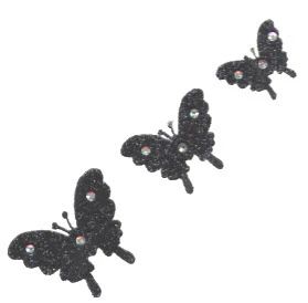 Glitter Butterflies Body Jewel Sticker