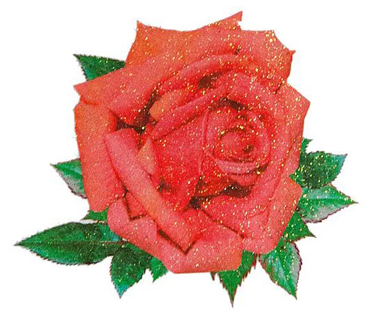 Glitter Gif Rose - Tattoonie