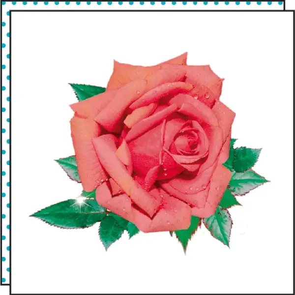 Glitter Gif Rose - Tattoonie - Image 4