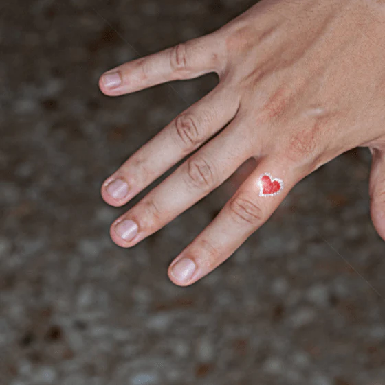 Glitter Heart - Tattoonie - Image 3