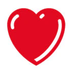 Glitter Red Heart Tattoo