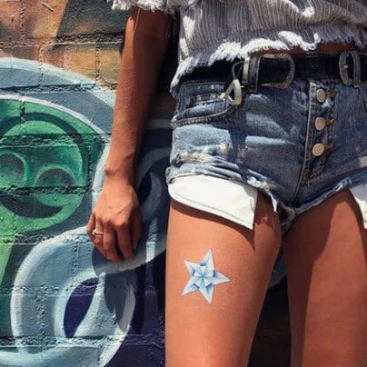 Glow Star Tattoo - Image 4