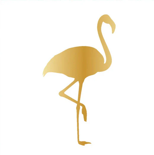 Gold Flamingo - Tattoonie - Image 2