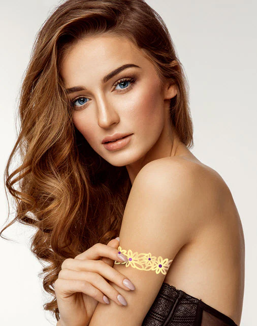 Gold & Stones Armchains (6 Tattoos) - Image 3