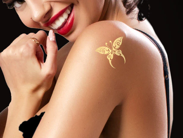 Golden Butterfly Tattoo - Image 2