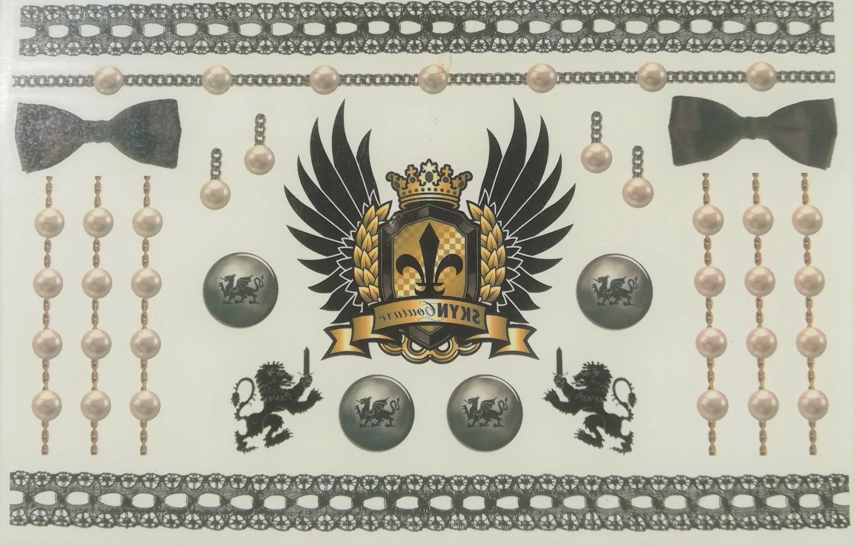 Golden Shield and Pearls