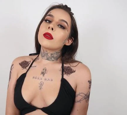 Gothic Black Roses Tattoo