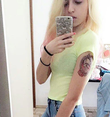 Gothic Skull & Roses Tattoo - Image 2