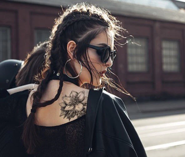 Gray Magnolia Tattoo - Image 3