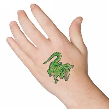 Green Crocodile Tattoo - Image 2