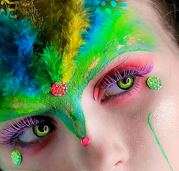 Green Werewolf Coloured Contact Lenses - Image 3