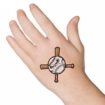 Grumpy Baseball Tattoo - Image 2