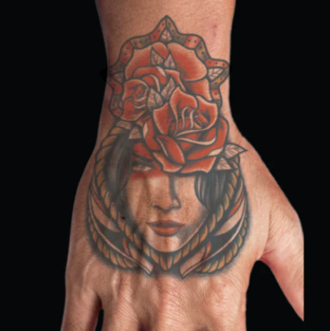Hand - Rose Girl - Tinsley Transfers