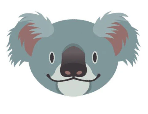 Happy Koala Tattoo