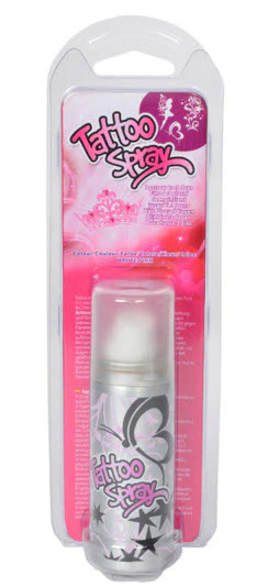 Haute Pink Temporary Tattoo Spray 50 ml + 3 Stencils