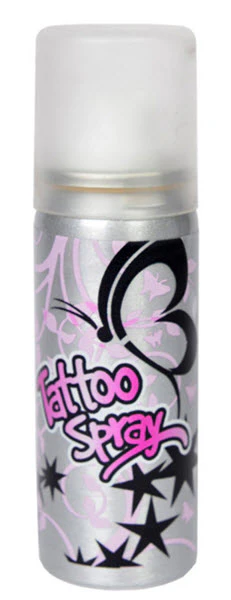 Haute Pink Temporary Tattoo Spray 50 ml + 3 Stencils - Image 2