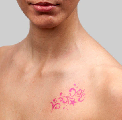 Haute Pink Temporary Tattoo Spray 50 ml + 3 Stencils - Image 3