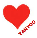 Heart (small) Tantoos (20 Sun Tan Stickers)