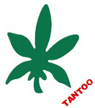 Hemp Leaf Tantoos (20 Sun Tan Stickers)