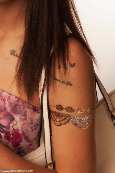 Henna Beans Metallic Tattoos - Image 3