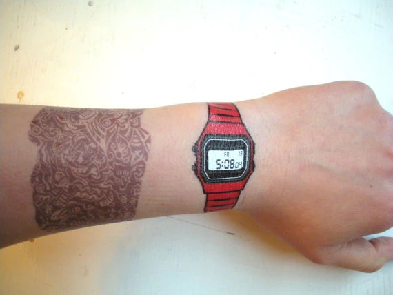 Hipster Champ Stamps Tattoo - Image 2