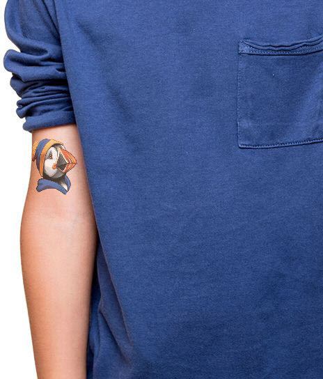 Hipster Puffin Tattoo - Image 2