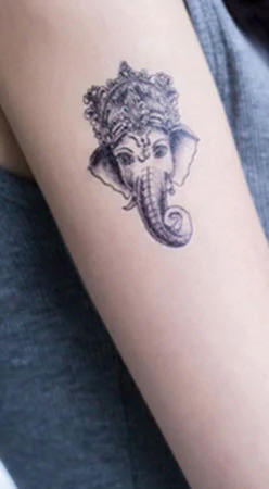 Holy Lord Ganesh Tattoo (3 Tattoos) - Image 2