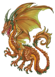 Horned Dragon Tattoo