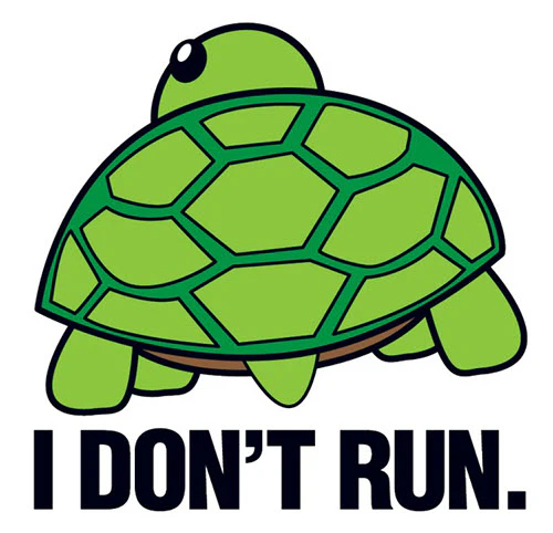 I Don't Run Tattoo