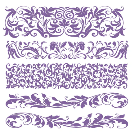 Indigo Henna Band Tattoos (5 Tattoos)