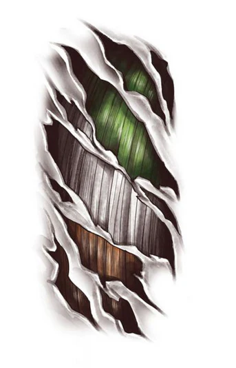 Irish Flag Skin Rip Sleeve