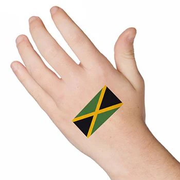 Jamaica Flag Tattoo - Image 2