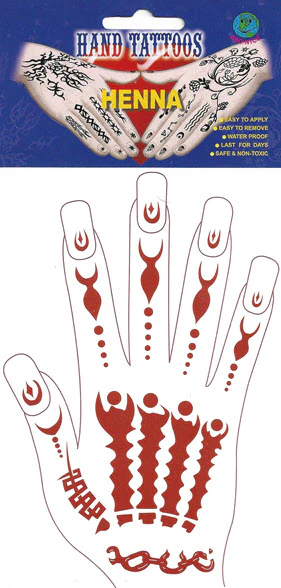 Jnoun Left Hand Henna Tattoo - Image 2